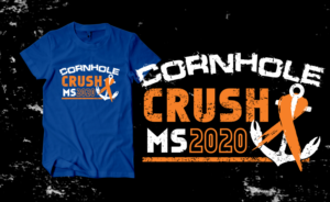 Cornhole Tournament Fundraiser for MS needs event T-shirt Design | Design de T-shirt par Uprinteez