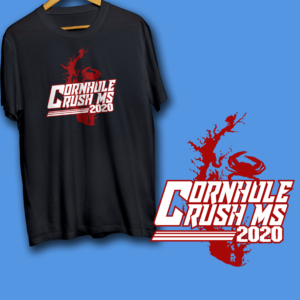 Cornhole Tournament Fundraiser for MS needs event T-shirt Design | Design de T-shirt par Nadz10