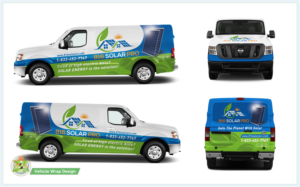 816SolarPro Nissan NV-1500 2016 Van Wrap | Diseño de Rotulación de Vehículo por Azhoeck