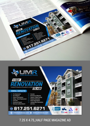 Need modern simple design for magazine ad, apartment and condo roofer. | Advertisement Design by ARTOGRAPHY
