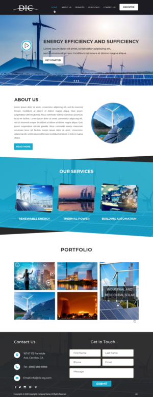 Web Design by pb for DIC | Design: #23903290