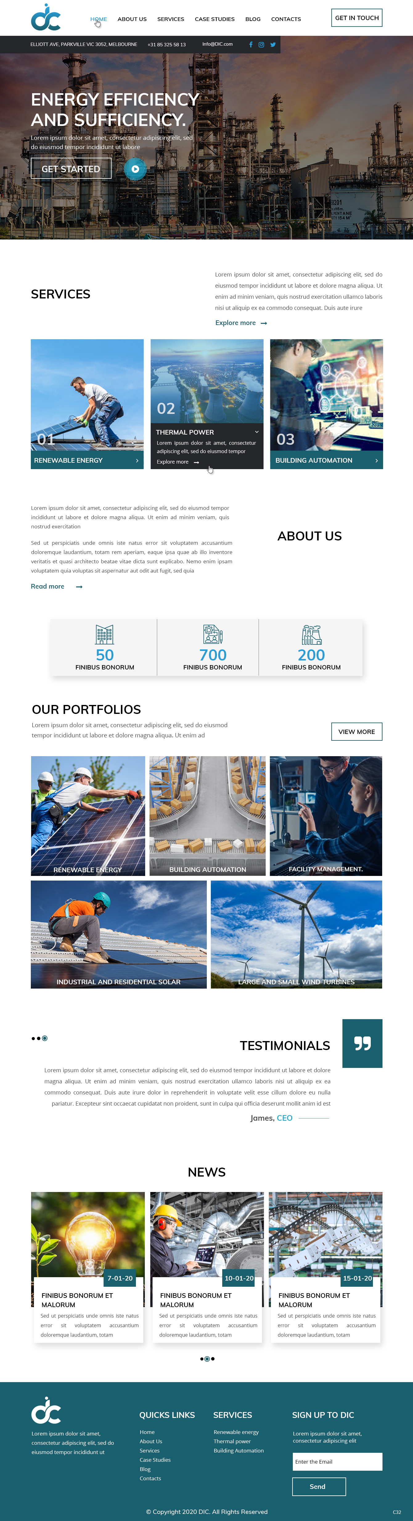 Web Design by pb for DIC | Design #23903291