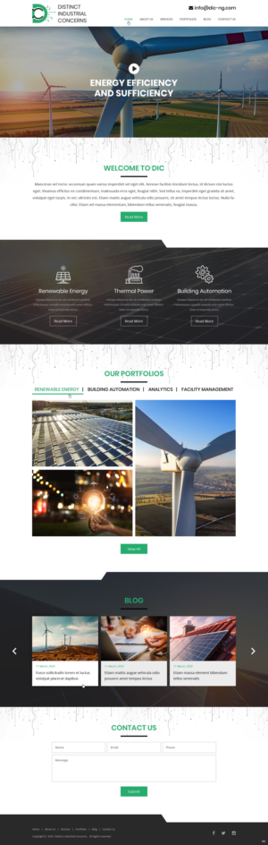 Web Design by pb for DIC | Design: #23903292