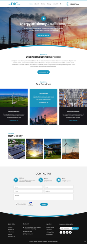 Web Design by pb for DIC | Design: #23903293