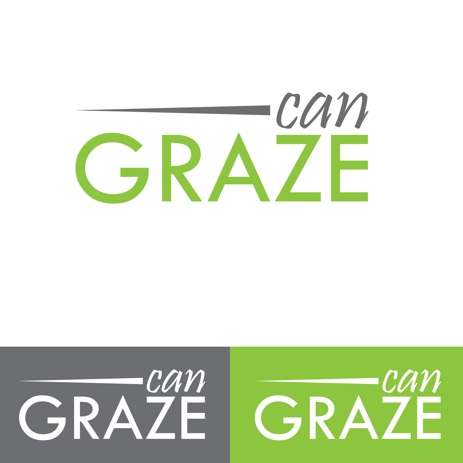Logo Design by Gaurav for canGRAZE | Design #23901225