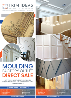 Moulding supply company needs a  Door Hanger Design | Grafik-Design von Sandaruwan