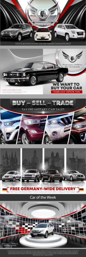 Car Dealership needs Custom Graphics for new Website/Advertising | Graphic Design by YERR®