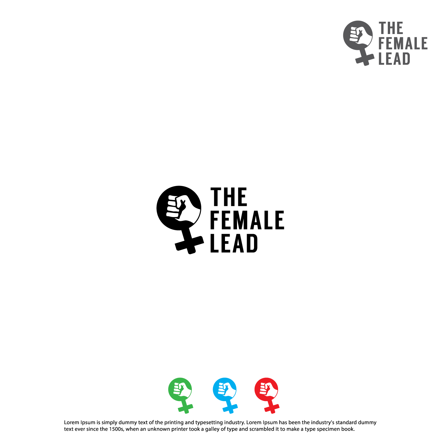 Logo Design by Potatow for The Female Lead | Design #24358200