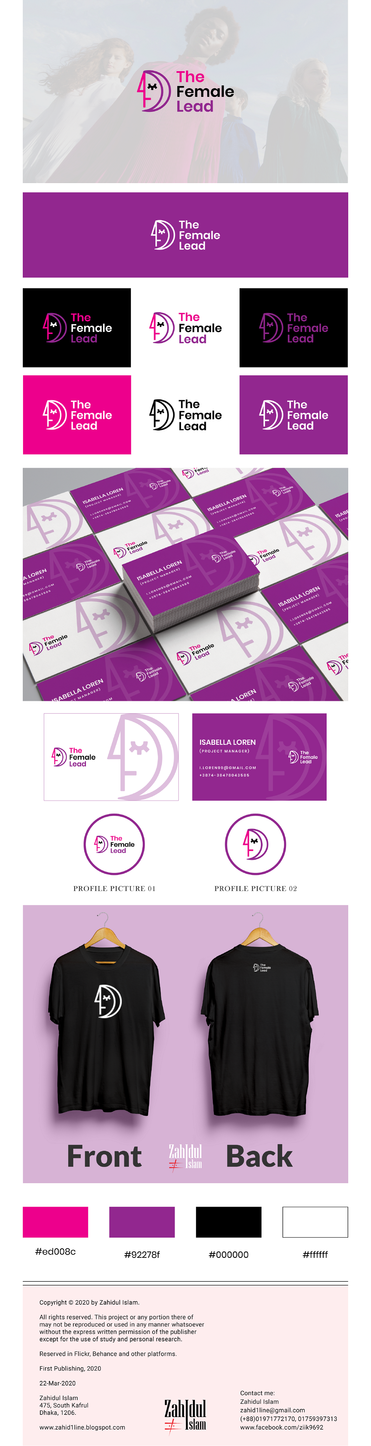 Logo-Design von Zahid9692 für The Female Lead | Design #23978339