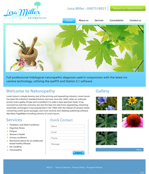 Web Design by pb for this project | Design: #722222