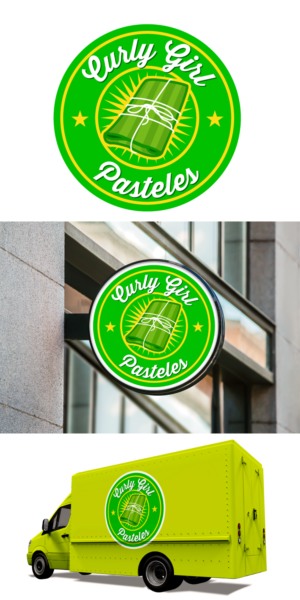 Logo Design by Sergio Coelho for Curly Girl Pops | Design: #23913991