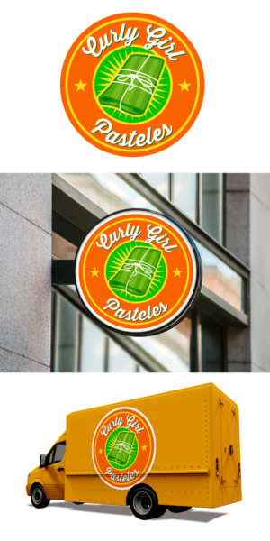 Logo Design by Sergio Coelho for Curly Girl Pops | Design: #23921098