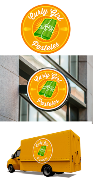 Logo Design by Sergio Coelho for Curly Girl Pops | Design: #23921106