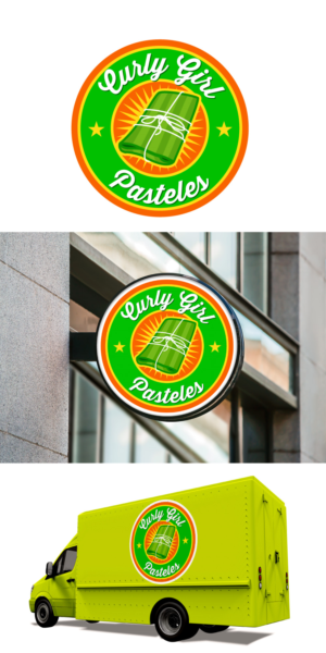 Logo Design by Sergio Coelho for Curly Girl Pops | Design: #23930754
