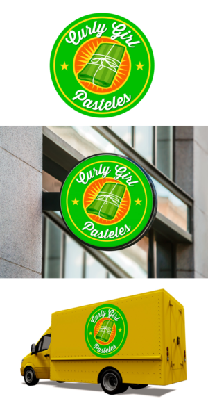Logo Design by Sergio Coelho for Curly Girl Pops | Design: #23930755