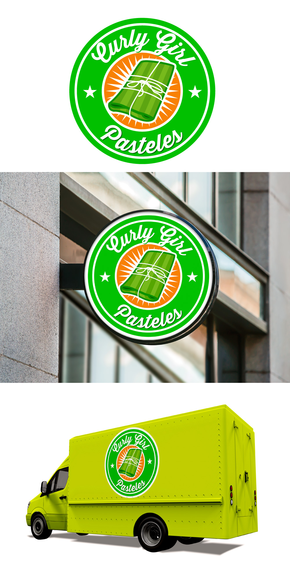 Logo Design by Sergio Coelho for Curly Girl Pops | Design #23936027