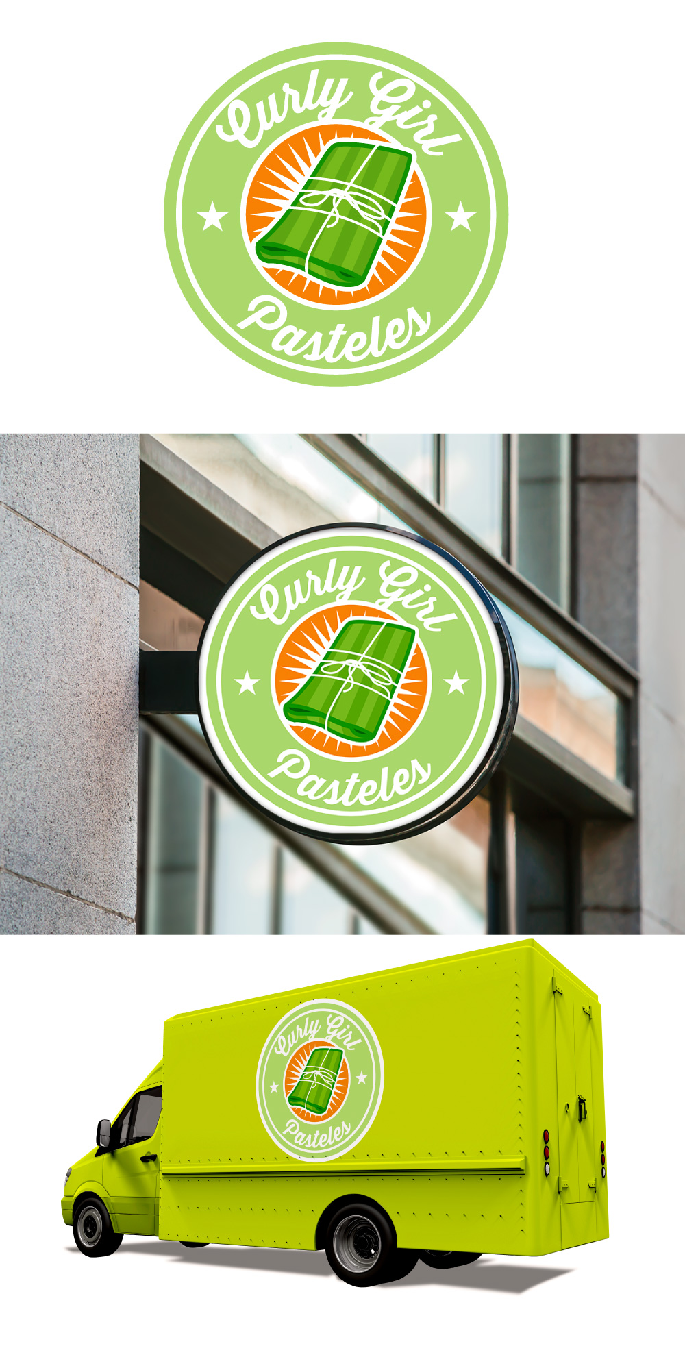 Logo Design by Sergio Coelho for Curly Girl Pops | Design #23941056