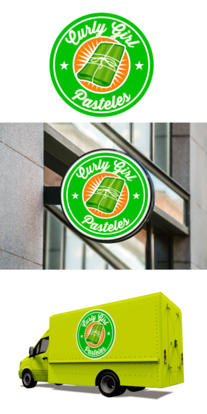 Logo Design by Sergio Coelho for Curly Girl Pops | Design: #23941090