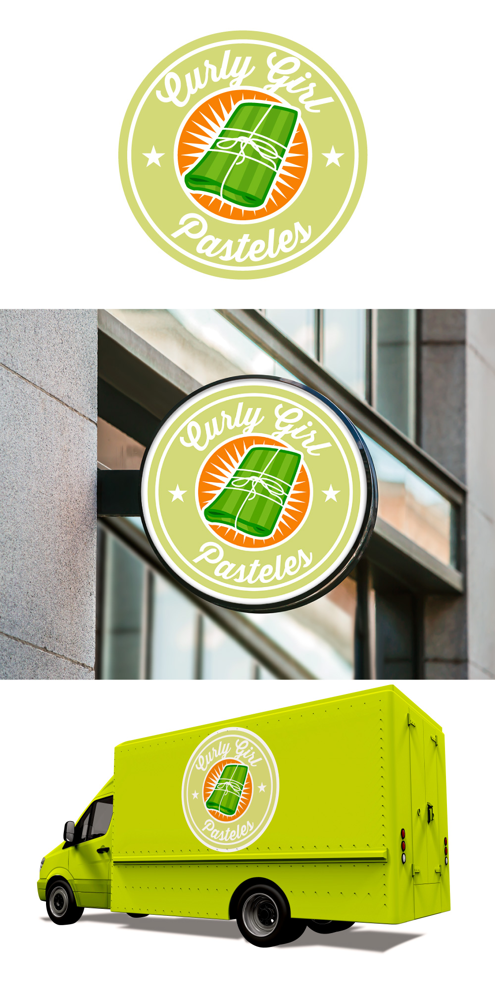 Logo Design by Sergio Coelho for Curly Girl Pops | Design #23941149