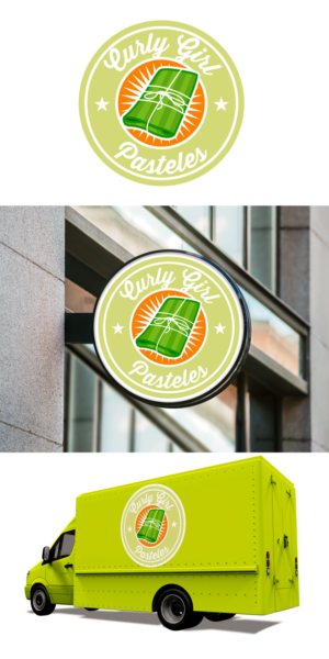 Logo Design by Sergio Coelho for Curly Girl Pops | Design: #23941149