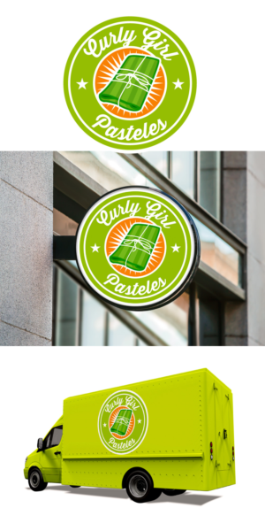 Logo Design by Sergio Coelho for Curly Girl Pops | Design: #23941153