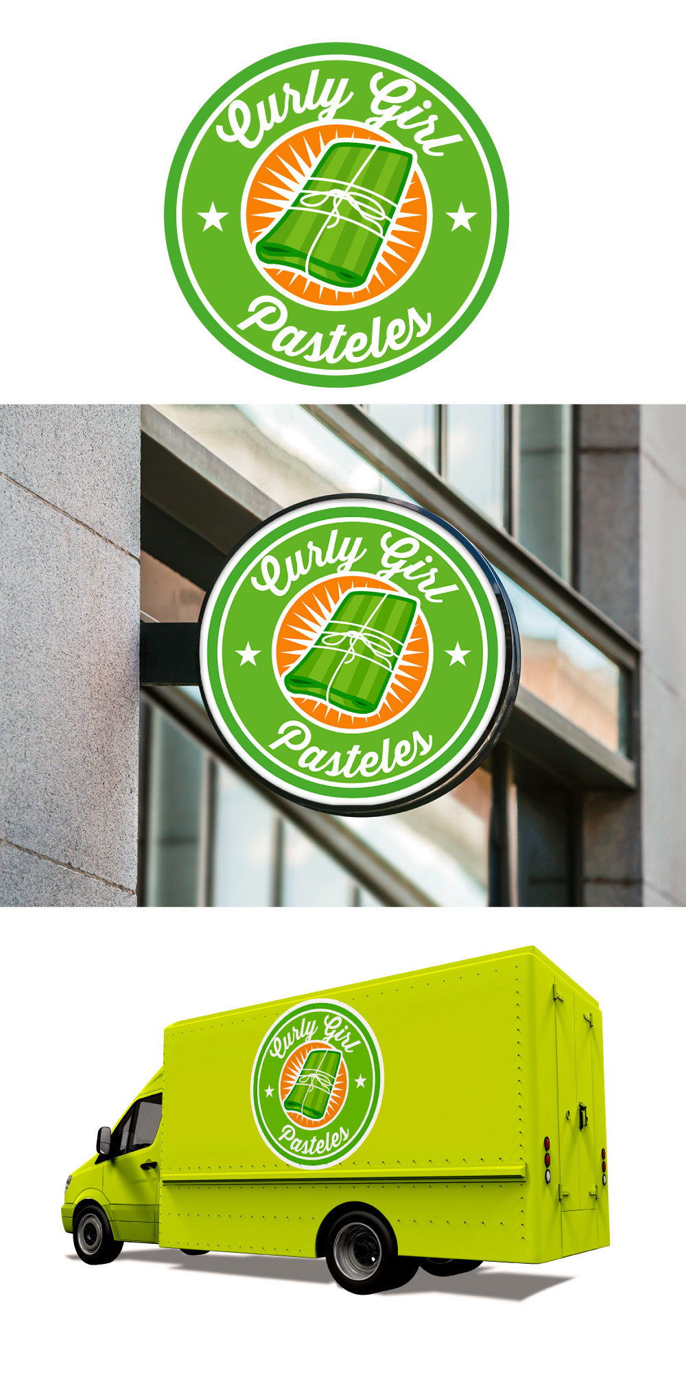Logo Design by Sergio Coelho for Curly Girl Pops | Design #23941218