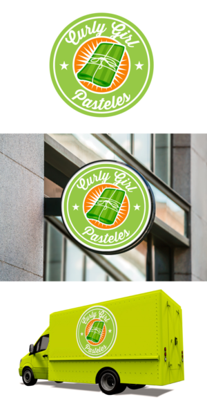 Logo Design by Sergio Coelho for Curly Girl Pops | Design: #23942517