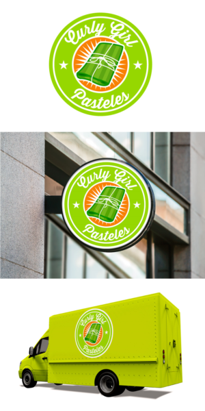 Logo Design by Sergio Coelho for Curly Girl Pops | Design: #23943393