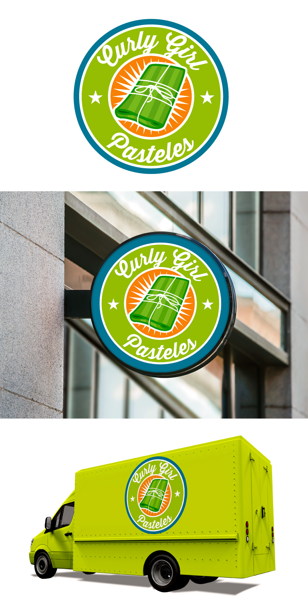 Logo Design by Sergio Coelho for Curly Girl Pops | Design #23944957