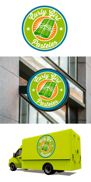 Logo Design by Sergio Coelho for Curly Girl Pops | Design: #23944957
