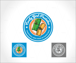 Logo Design by GABICO for Curly Girl Pops | Design: #23913589
