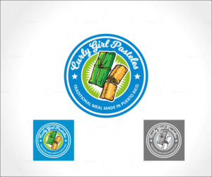 Logo Design by GABICO for Curly Girl Pops | Design: #23913590