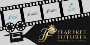 fear free , fear free films, fear free fables, fear free funky, FEAR FREE FUTURES | Diseño de Póster por jancon 2