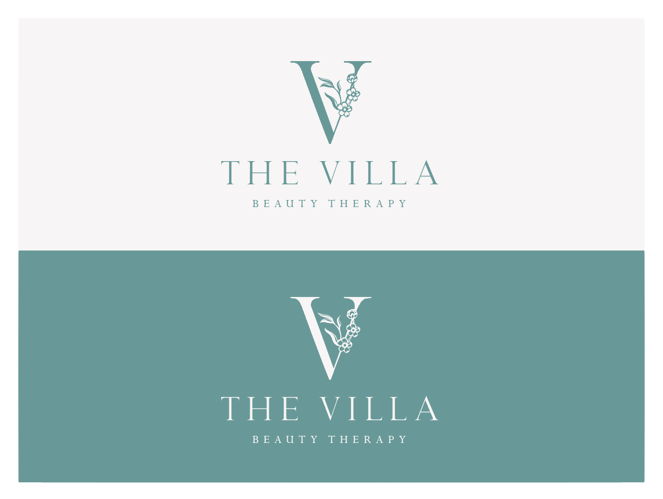 Logo Design by wonderland for The Villa Beauty Therapy | Design #23904176