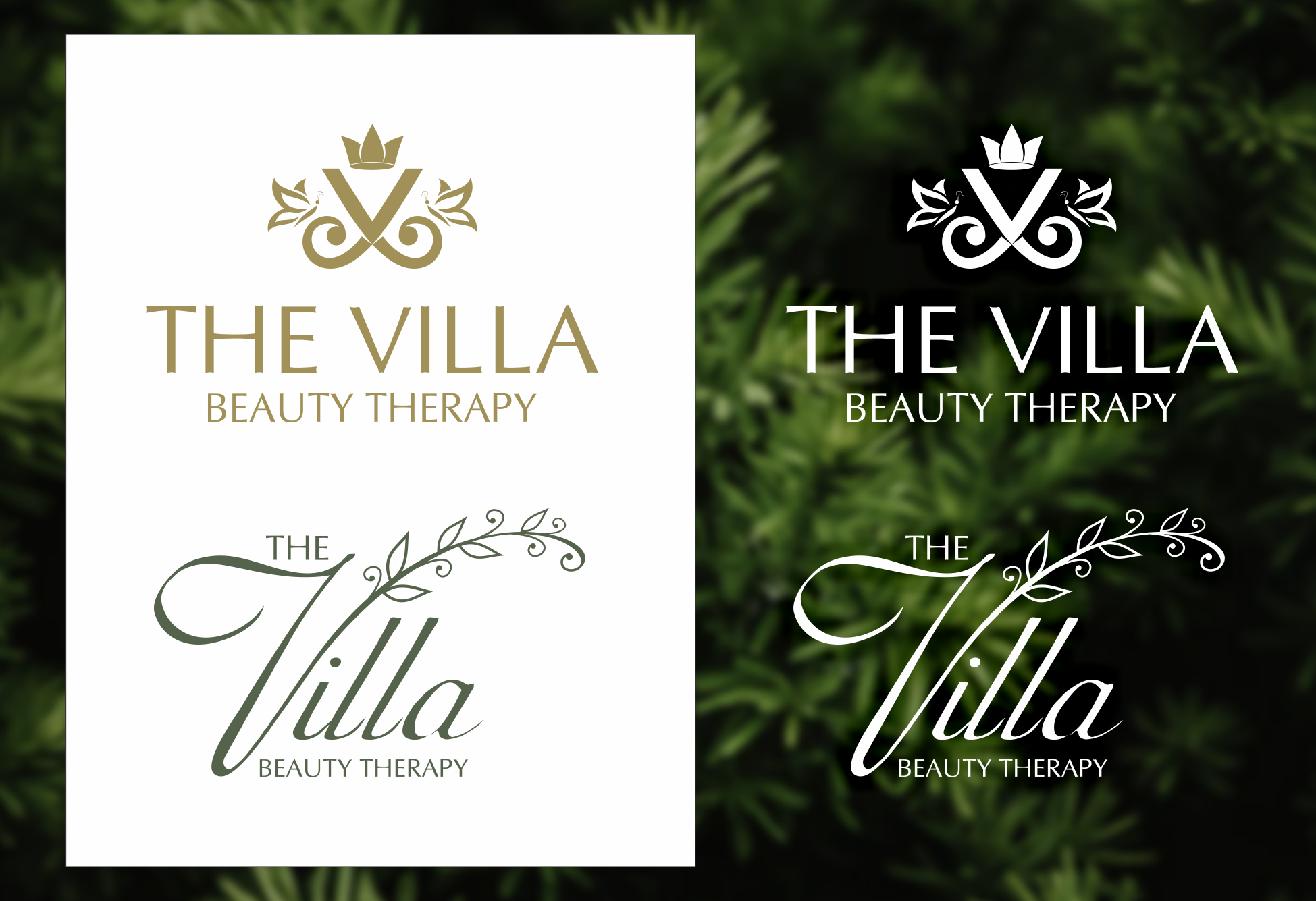 Logo Design by pa2pat for The Villa Beauty Therapy | Design #23898170