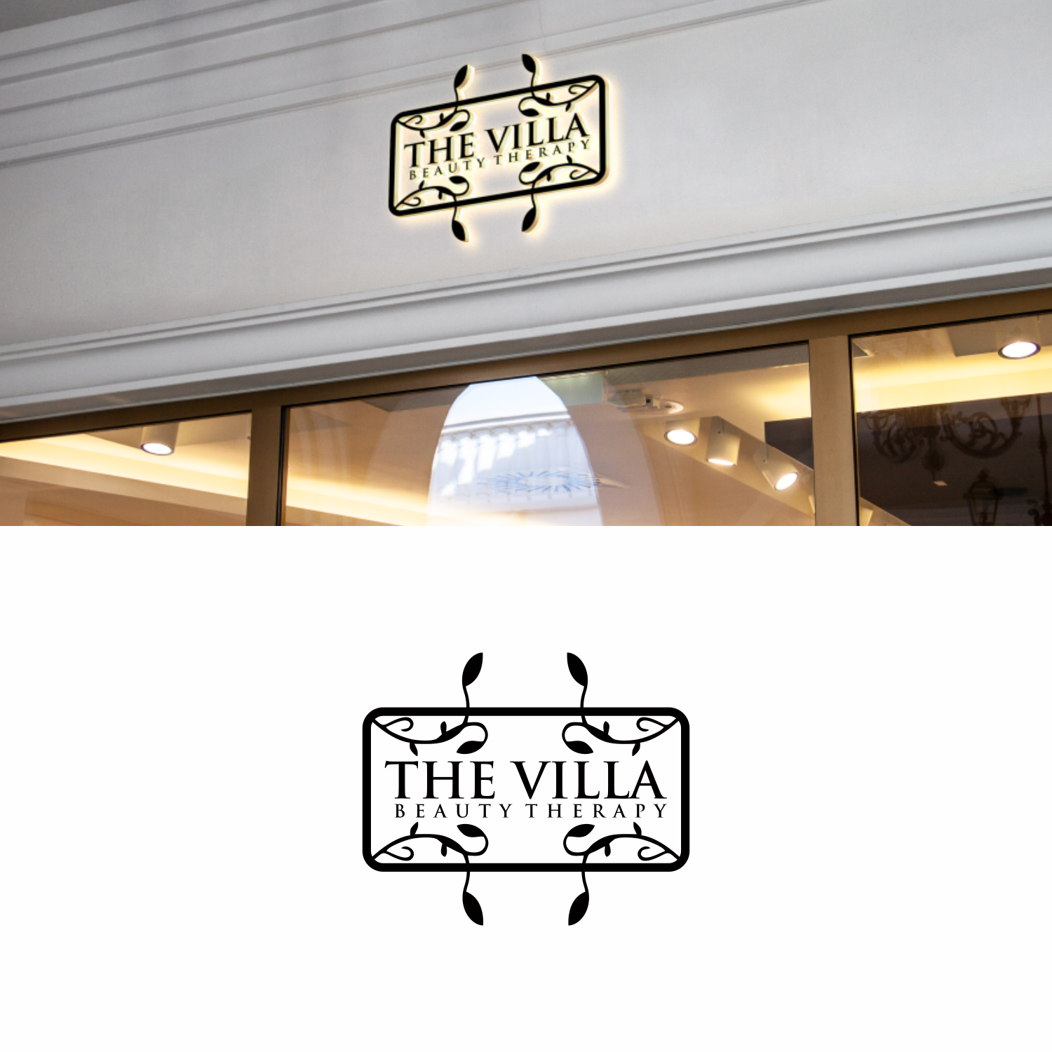 Logo Design by setyopras878 (kak chen) for The Villa Beauty Therapy | Design: #23950785