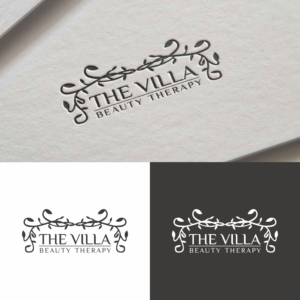 Logo Design by saher khan 2 for The Villa Beauty Therapy | Design: #23898858