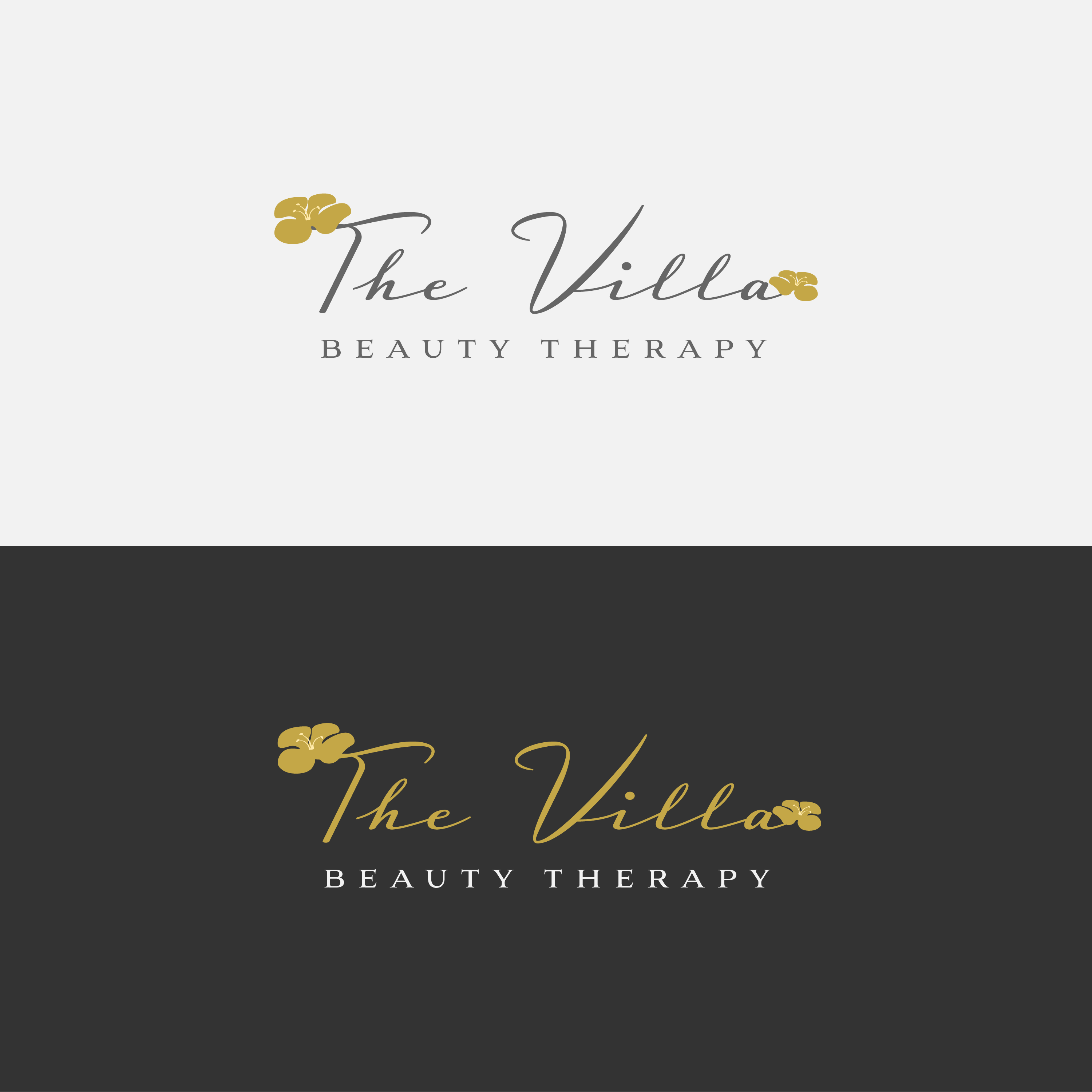 Logo Design by Decimus Designs for The Villa Beauty Therapy | Design #23954833