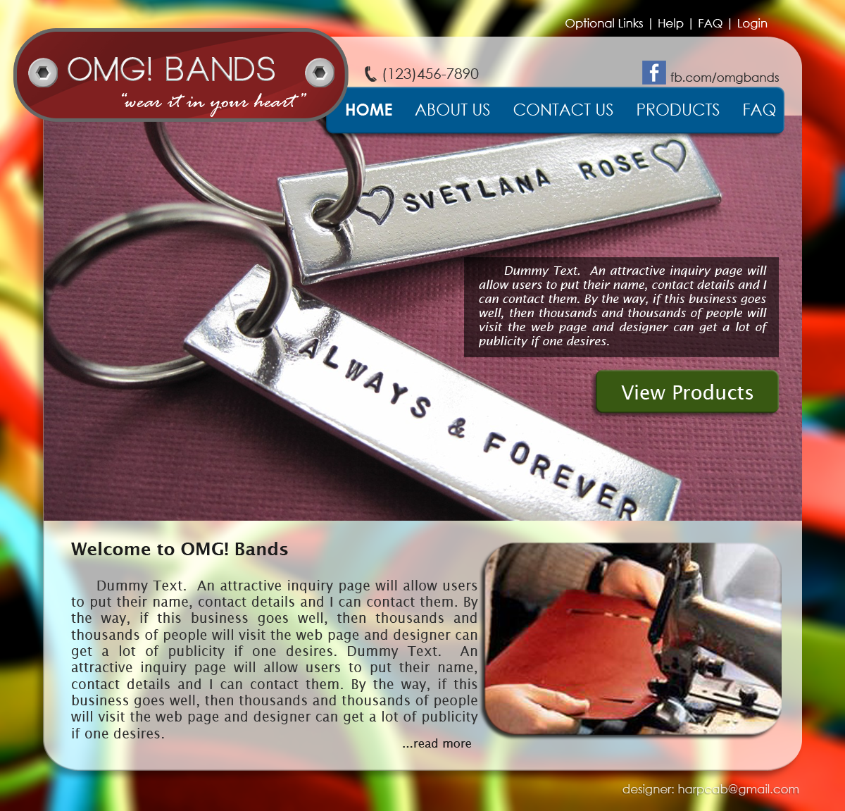 Web Design by harpcab for this project | Design #3047594