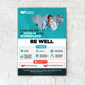 Covid19 Poster for workplaces | Graphic Design by aspiremedia