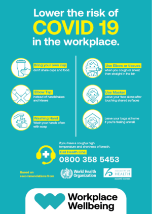Covid19 Poster for workplaces | Graphic Design by desainerd