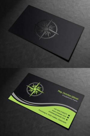Business Card Design by INDIAN_Ashok for Christian Wieser | Design: #23910733