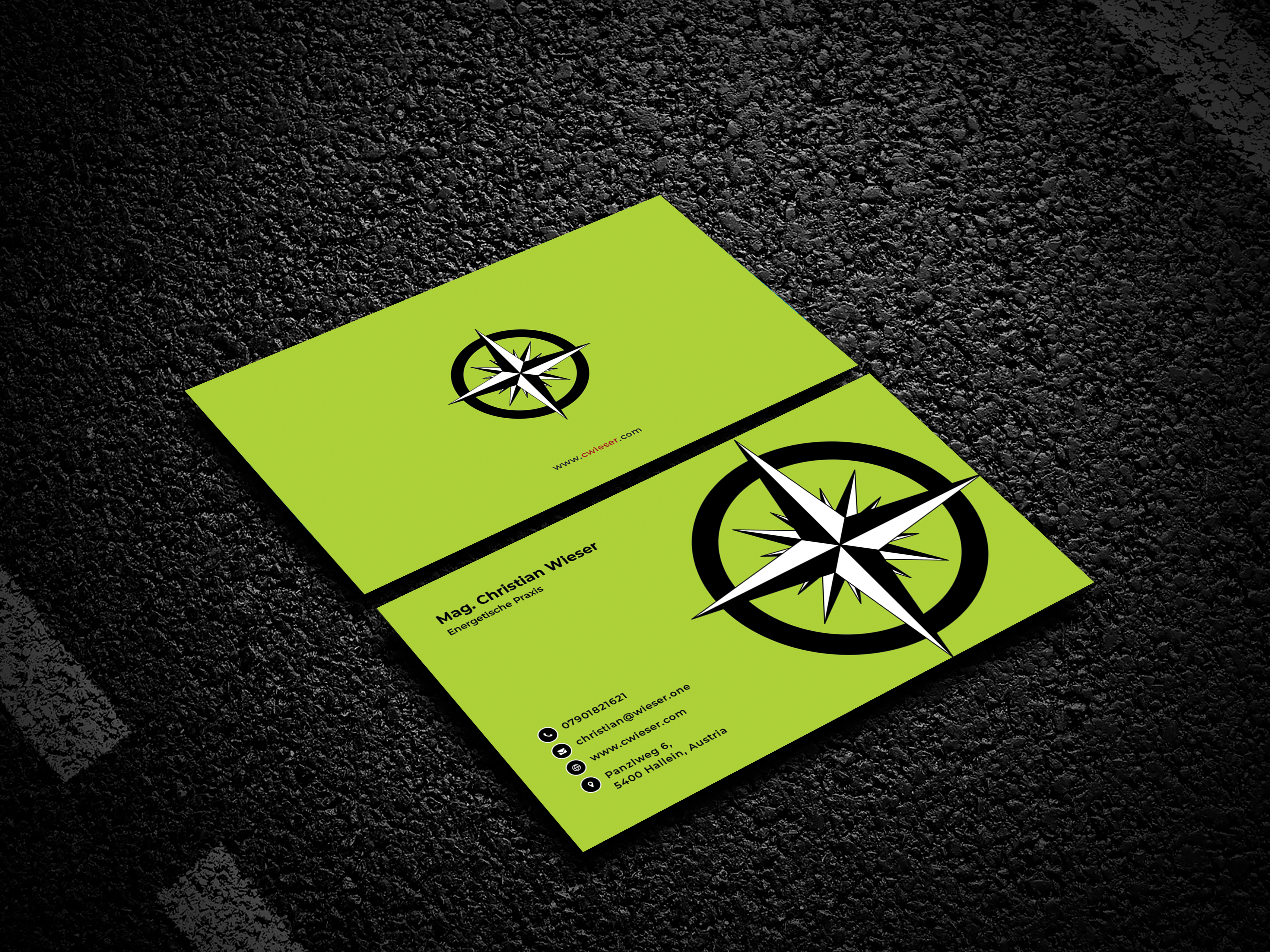 Diseño de Tarjeta de Presentación por pentaxial para Christian Wieser | Diseño #23911169