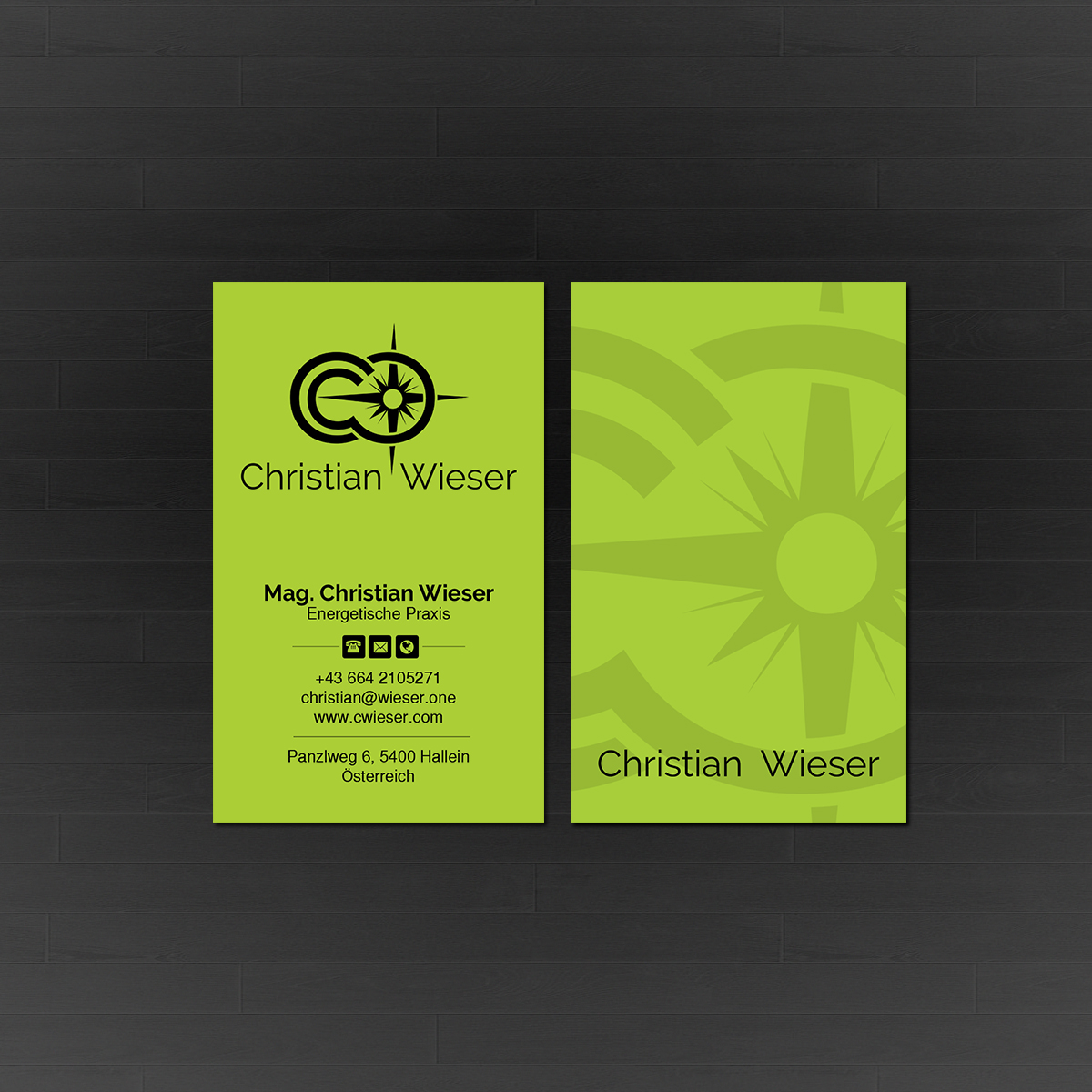 Business Card Design by Creations Box 2015 for Christian Wieser | Design #23956698