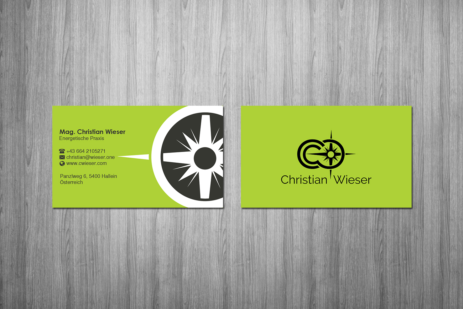 Business Card Design by Creations Box 2015 for Christian Wieser | Design #23956709