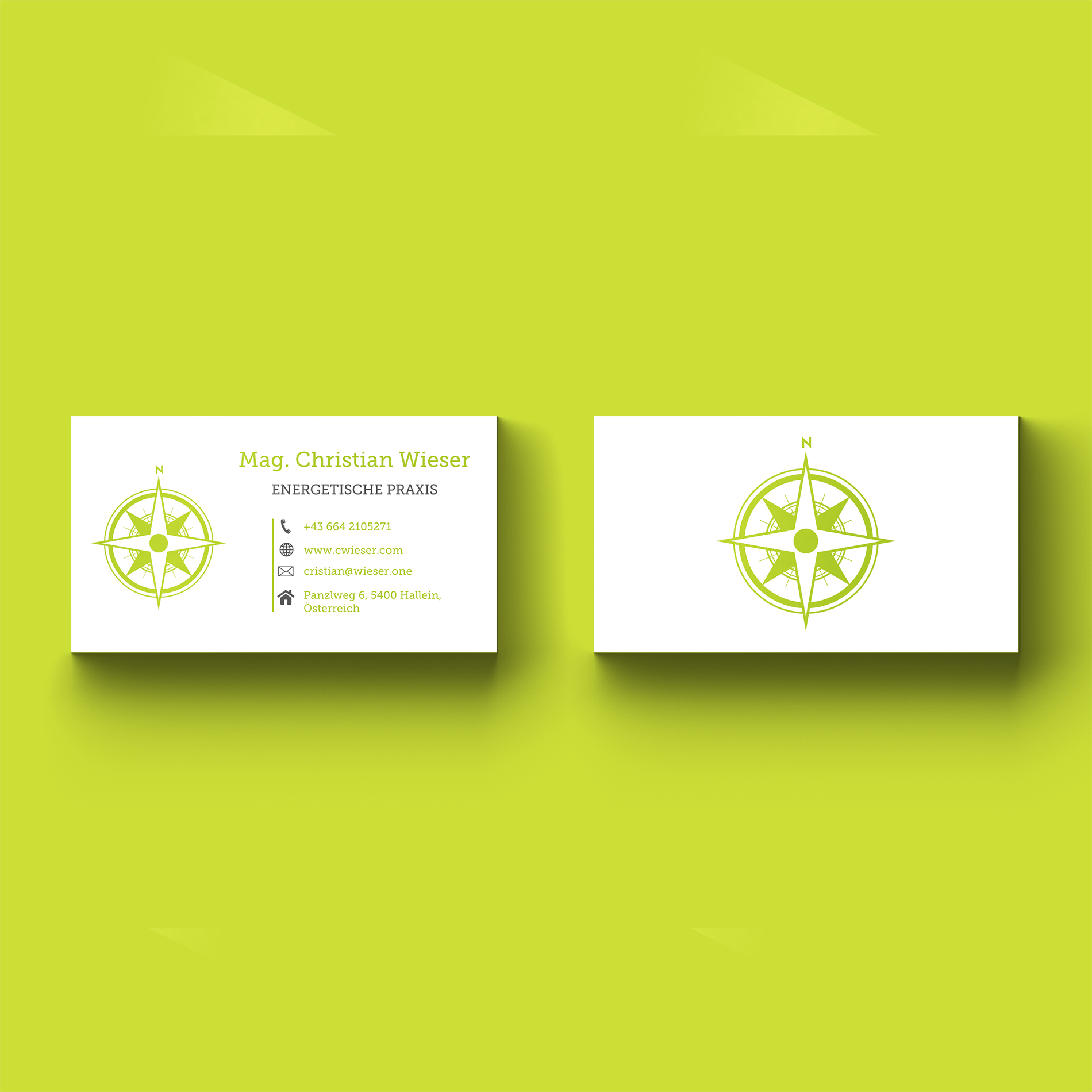 Business Card Design by Design of Alena for Christian Wieser | Design #23959137