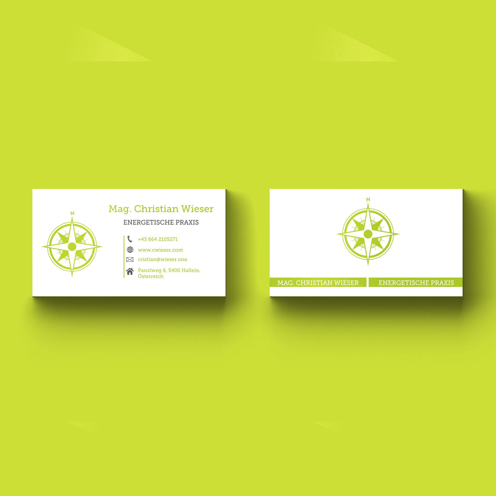 Business Card Design by Design of Alena for Christian Wieser | Design #23959147