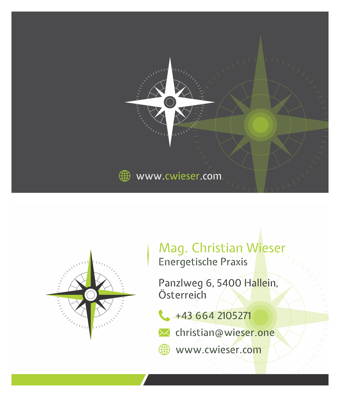 Business Card Design by marjene0912 2 for Christian Wieser | Design #23957995
