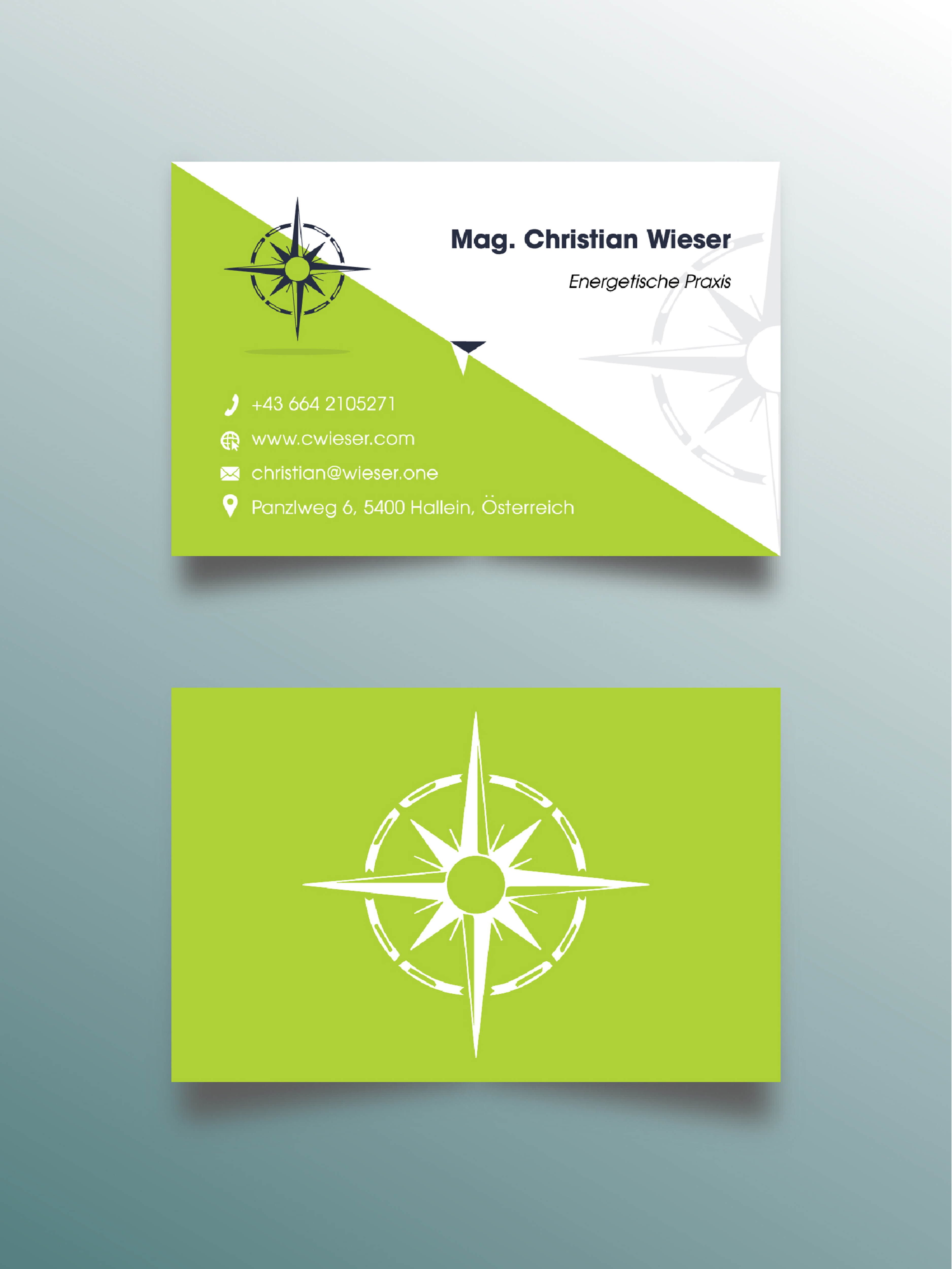 Diseño de Tarjeta de Presentación por Duy Loc 3 para Christian Wieser | Diseño #23928644