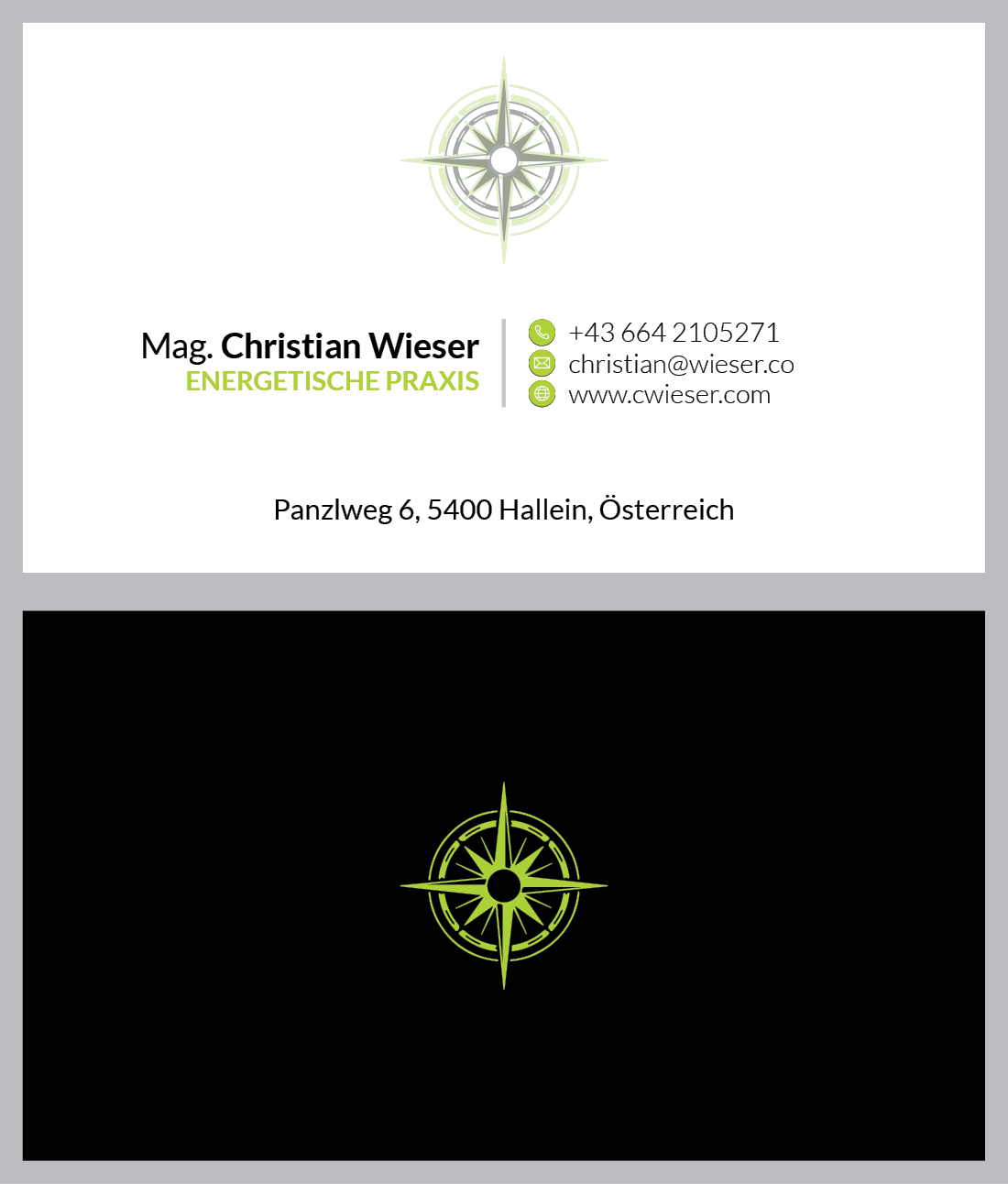 Visitenkarten-Design von Artistic Flora für Christian Wieser | Design #23946478